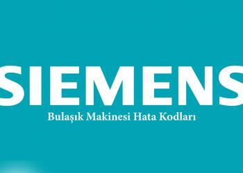 Siemens Bulaşık Makinesi Hata Kodları