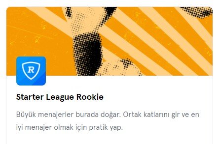 sorare starter league rookie