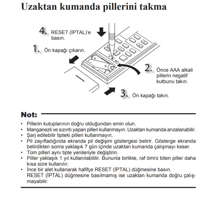 mitsubishi electric klima reset iptal dugmesi 1