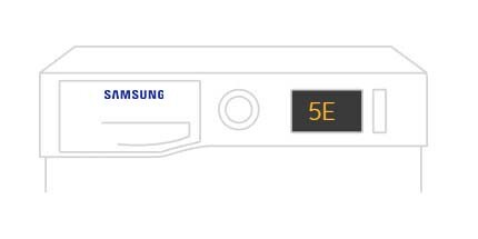Samsung camasir makinesi 5e hatasi led ekran