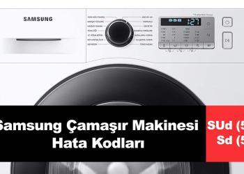 Samsung Çamaşır Makinesi SUd 5Ud ya da Sd 5d Hata Kodları