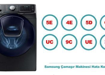 Samsung Çamaşır Makinesi Hata Kodları