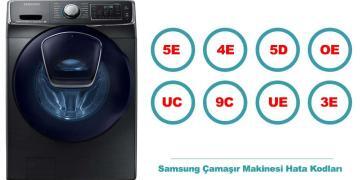 Samsung Çamaşır Makinesi Hata Kodları
