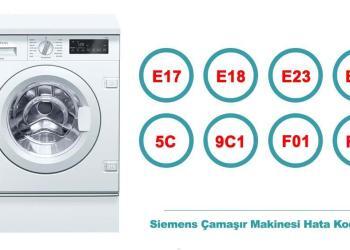 Siemens Çamaşır Makinesi Hata Kodları